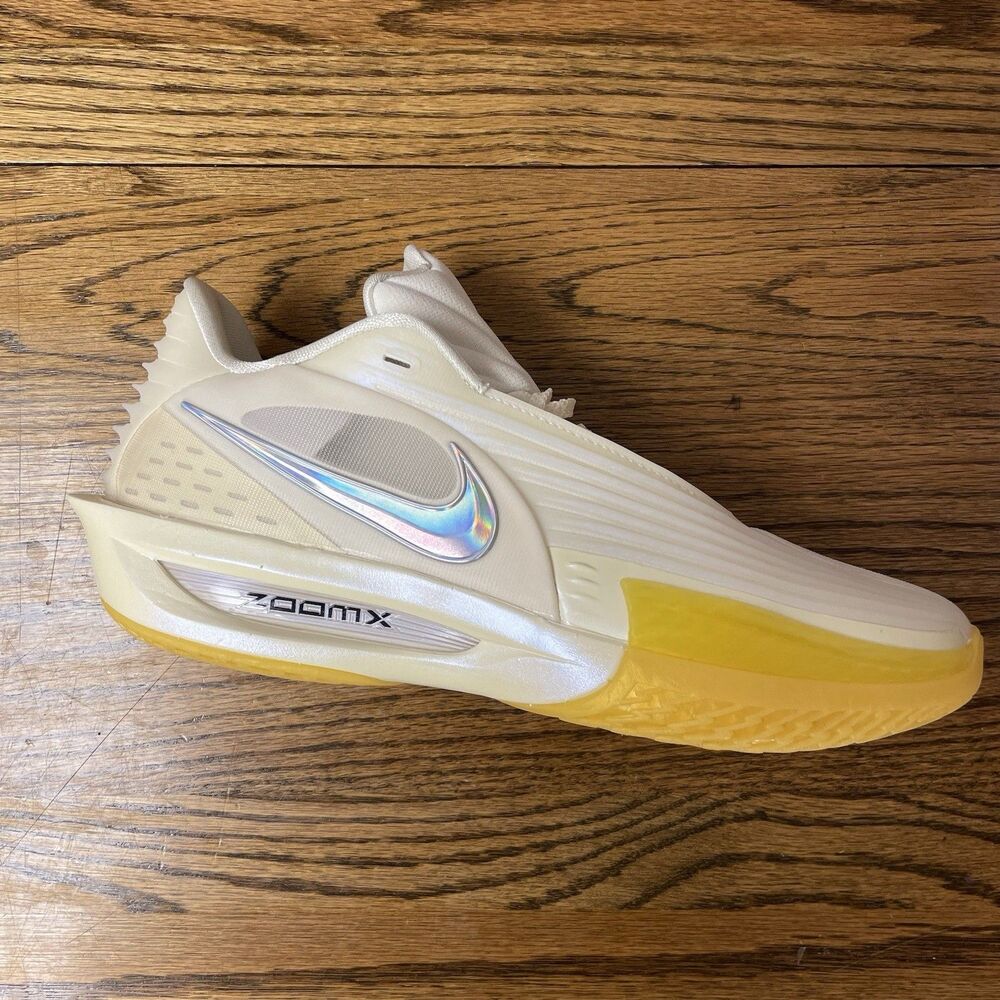 JuJu Watkins X Nike Air Zoom GT Cut 3 Turbo Basketball Shoes Mens 8 Coconut Milk